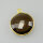 Rauchquarz 11mm / 5 Stück / gold