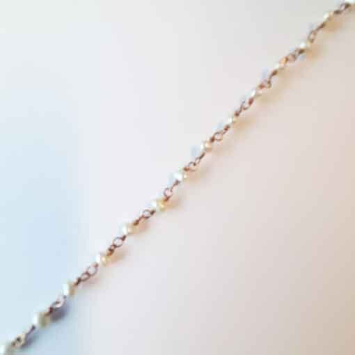 Silver Chain with Freshwater Pearl