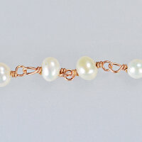 Silver Chain with Freshwater Pearl