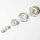 Schnecke 10mm / 1 Stück / silber