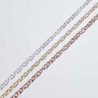 Silberkette 3,3mm  / 1cm / silber