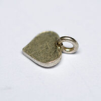 Heart Charm 9mm / 5 pieces / silver