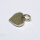 Heart Charm 9mm / 5 pieces / silver