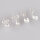 Stud Earrings 4mm / 5 pair / silver