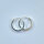 12mm / 5 pair / silver