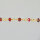 Silver Chain with Ruby