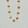 Silver Chain with Ruby