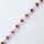 Silver Chain with Ruby