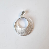Anhänger 24mm / 1 Stück / silber