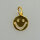 Smiley 10mm / 1 Stück / gold