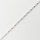 Silberkette 2,5 x 1,5mm / 1cm / silber