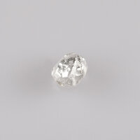 Nugget Bead 8 x 7mm / 3 pieces / silver