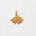 Gingko Blatt 12 x 10mm / 5 Stück / gold