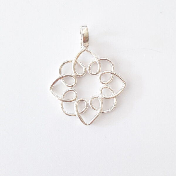 Flowery Heart Pendant