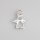 Angel Pendant 12mm / 5 pieces / silver