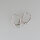 Lever Back Earring 16 x 11mm / 5 pairs / silver