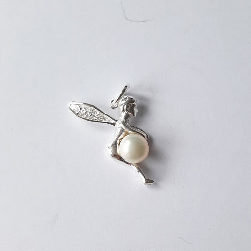 Fairy Charm 16mm / 3 pieces / silver
