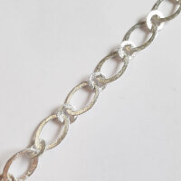 Silver Chain by the meter 16 x 11mm / 1cm / silver
