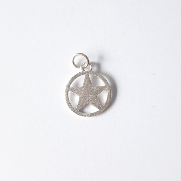Round Charm with Star