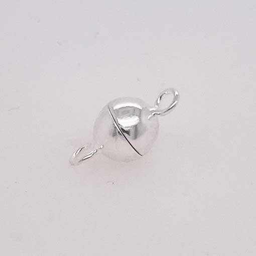 Magnetverschluss 6mm / 1 Stück / silber
