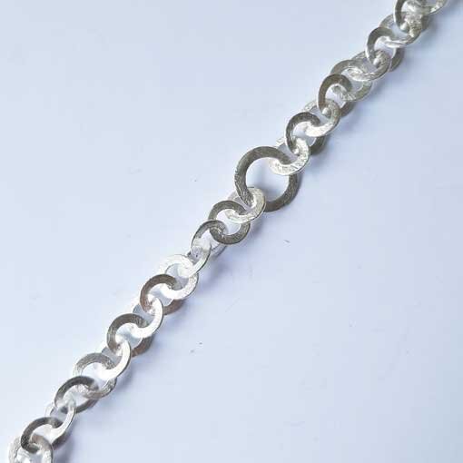 Silver Chain by the meter 12mm / 1cm / silver