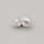 Heart, Hammered 13 x 13mm / 3 pieces / silver