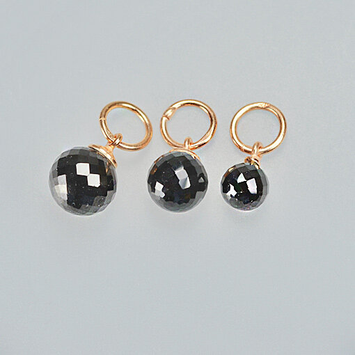 Onyx Pendant 8mm / 3 pieces / rose