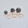 Onyx Pendant 8mm / 3 pieces / rose