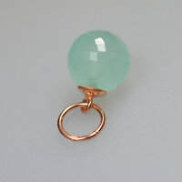 Aqua-Calcedonkugel 10mm / 3 Stück / rosé