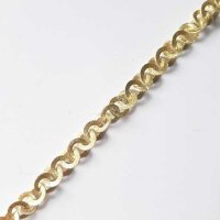Silberkette 8mm / 1cm / gold
