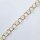 Silver Chain by the meter, gold plated 6mm / 1cm / gold