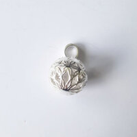 Flower of Life Ball Pendant 20mm / 1 piece / silver