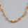 Silver Chain with Carnelian