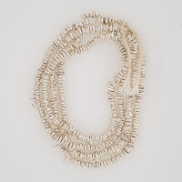 Nugget, Strang 3-4mm / Strang ca. 70cm / silber