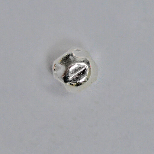 Bead, hammered