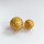 Kugel, filigran 15mm / 1 Stück / gold