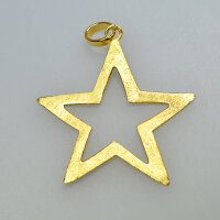 Star Pendant 30mm / 1 piece / gold