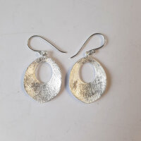 Ohrhänger 29 x 21mm / 1 Paar / silber