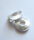 Circle 13 x 14mm / 5 pieces / silver