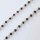 Silver Chain with Onyx