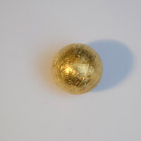 Bead, Matt-Surface 22mm / 1 piece / gold