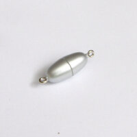 Magnetverschluss 26 x 11mm / 5 Stück / chrom matt
