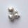 Kugel, gebürstet  22mm / 1 Stück / silber