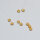 Daisy Spacer 4mm / 10g / approx. 99 pieces / gold