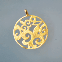 Königslilie 40mm / 1 Stück / gold