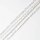 Silver Chain  5 x 4mm / 1cm / gold