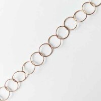 Silberkette 10mm / 1cm / rosé