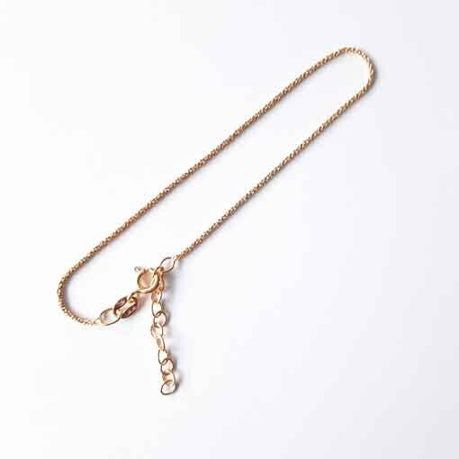 Bracelet  16+3cm / 3 pieces /  gold