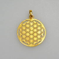 Flower of Life Pendant 35mm / 1 piece / gold
