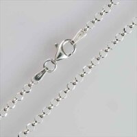 Silver Rolo Chain, faceted 50cm / 3,5mm / 1 piece / silver